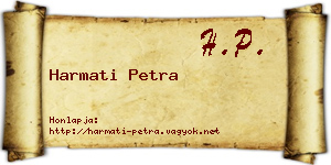 Harmati Petra névjegykártya
